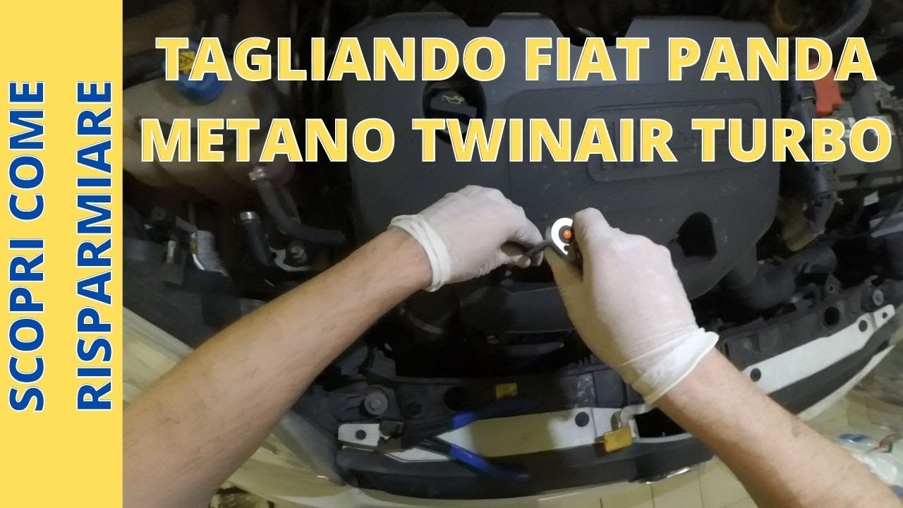 Tagliando FIAT Panda metano 0.9 TwinAir Turbo Natural Power (con commento)