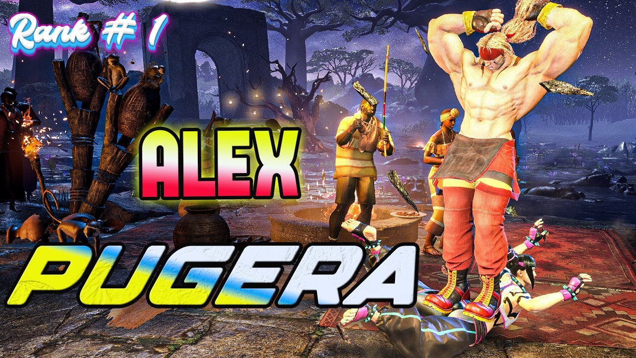 SF6 🔥 No.1 Ranked PUGERA ALEX Combo Master Style with Strong Finish🎮 High-Level Gameplay