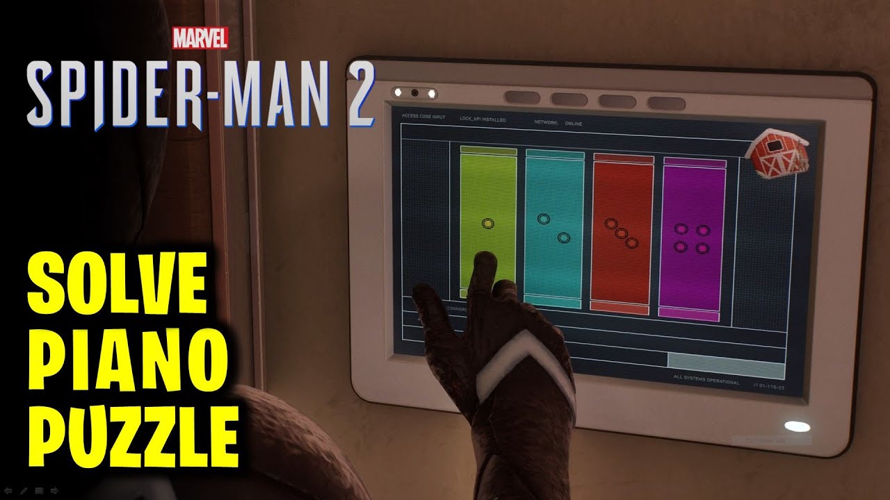 Solve the Piano Puzzle | Spider-Man 2