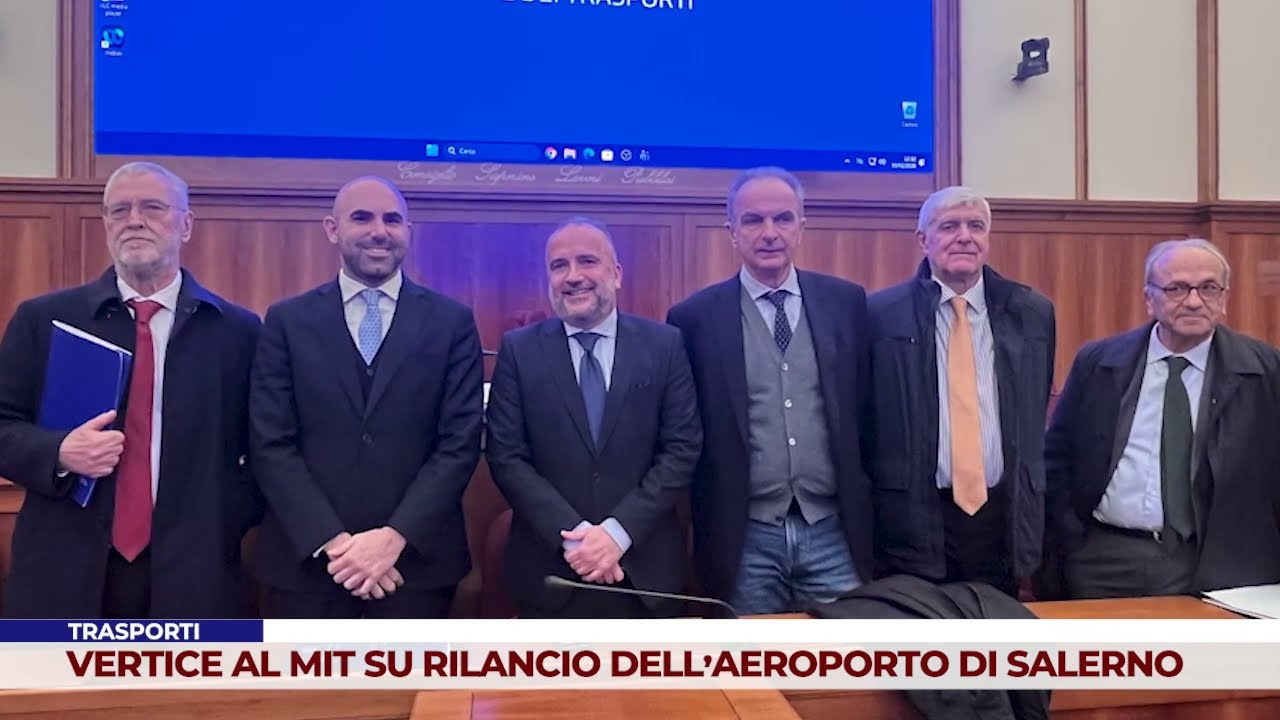 TRASPORTI. VERTICE AL MIT SU RILANCIO DELL’AEROPORTO DI SALERNO