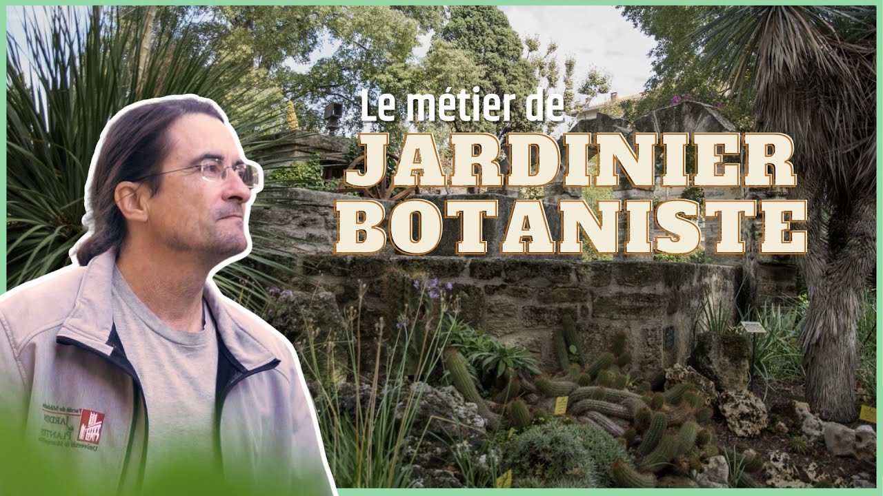 Denis Nespoulous, jardinier botaniste au Jardin des Plantes de Montpellier