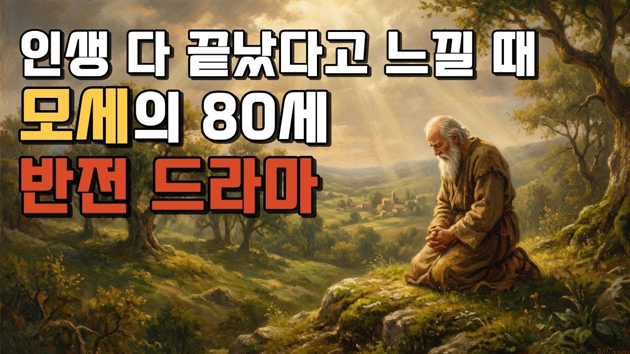 모세의 삶으로 본 인생 조언 | 80세의 기적과 사명 | 기독교 명상