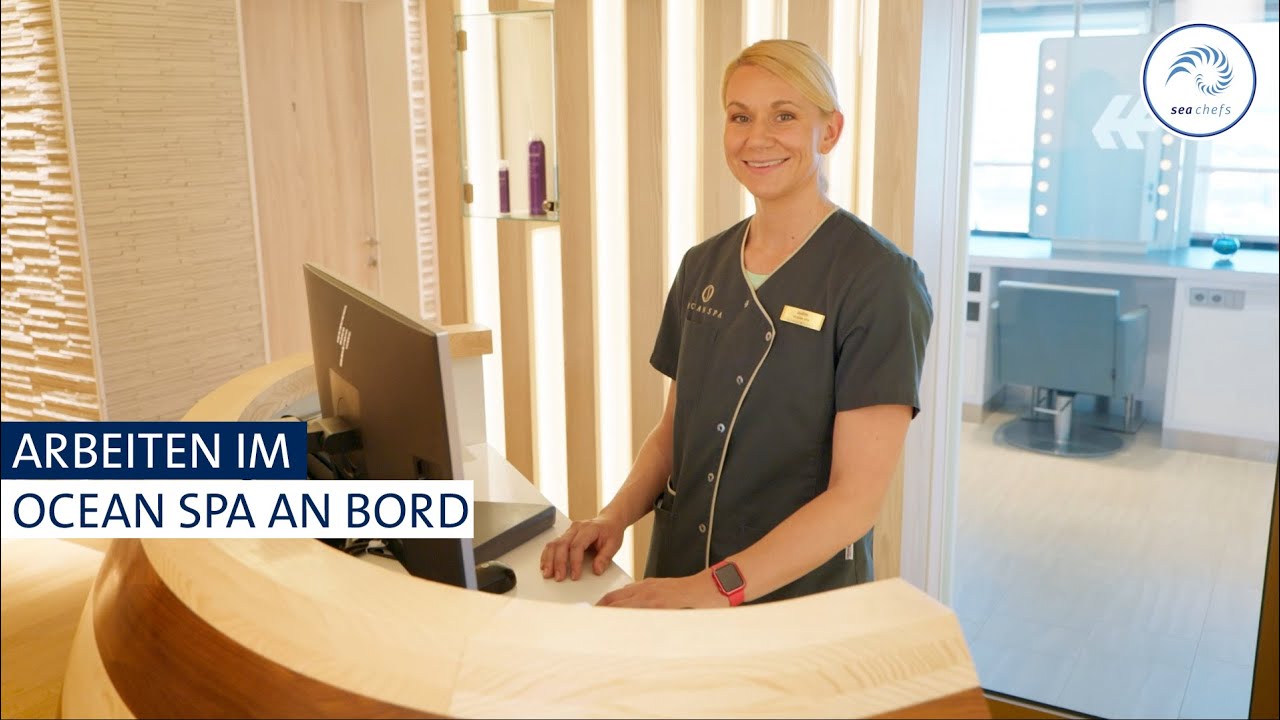 Arbeiten im OCEAN SPA an Bord der Expeditionsflotte von Hapag-Lloyd Cruises