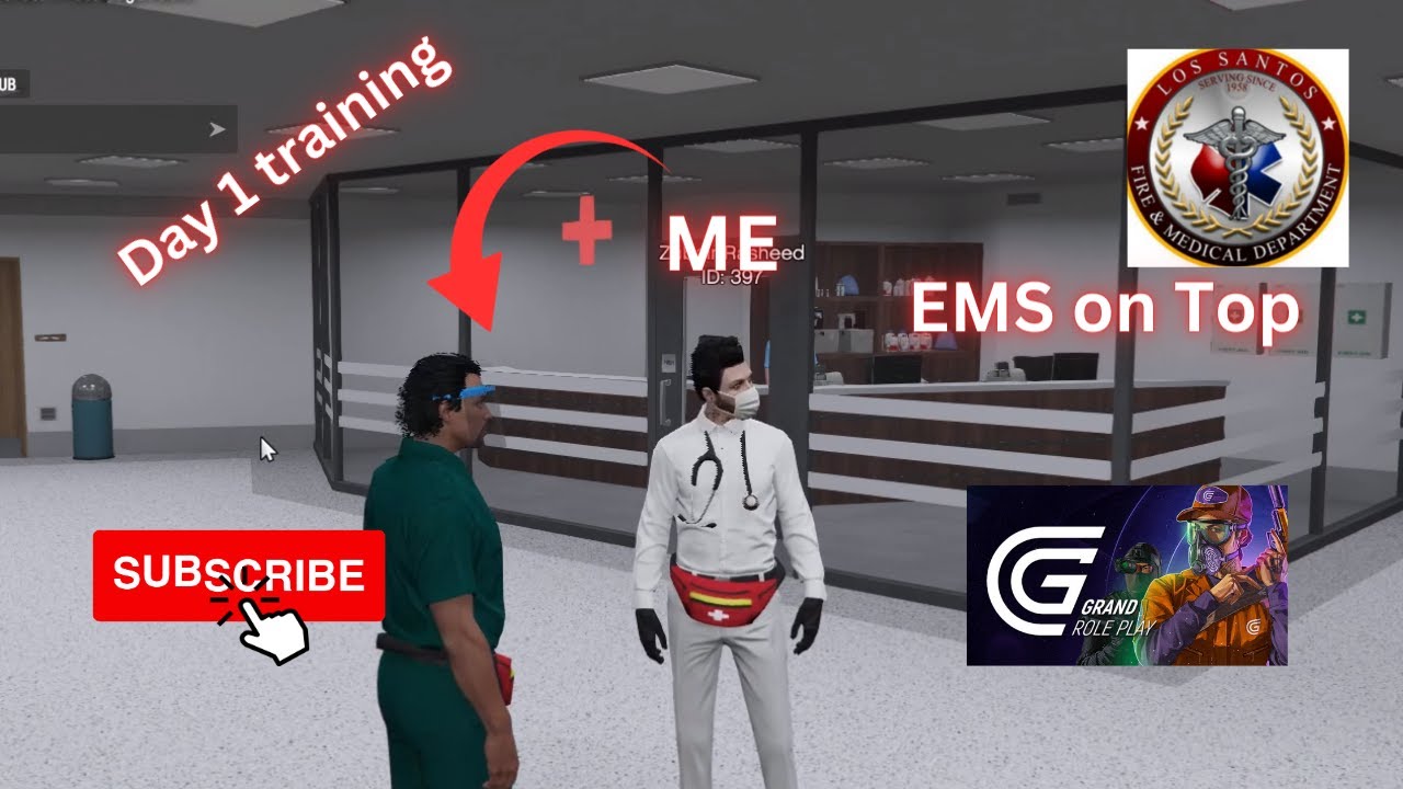 Day1 training at the EMS || Grand RP
