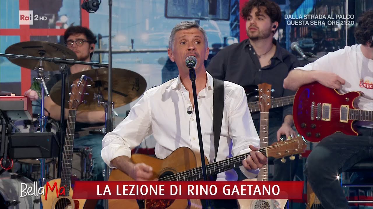 Marco Morandi omaggia Rino Gaetano - BellaMa' 26/03/2024