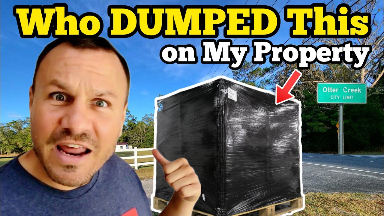 Who DUMPED THIS on my PROPERTY