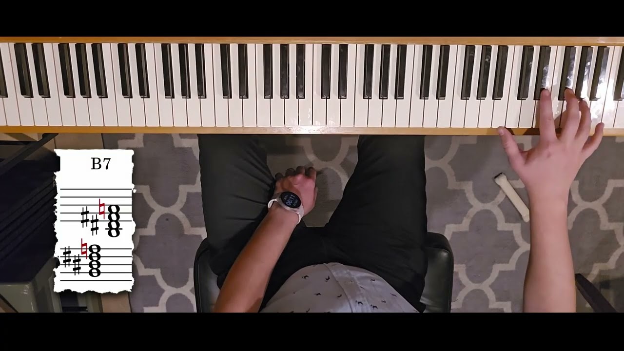 B 7th Arpeggios | Piano Technique