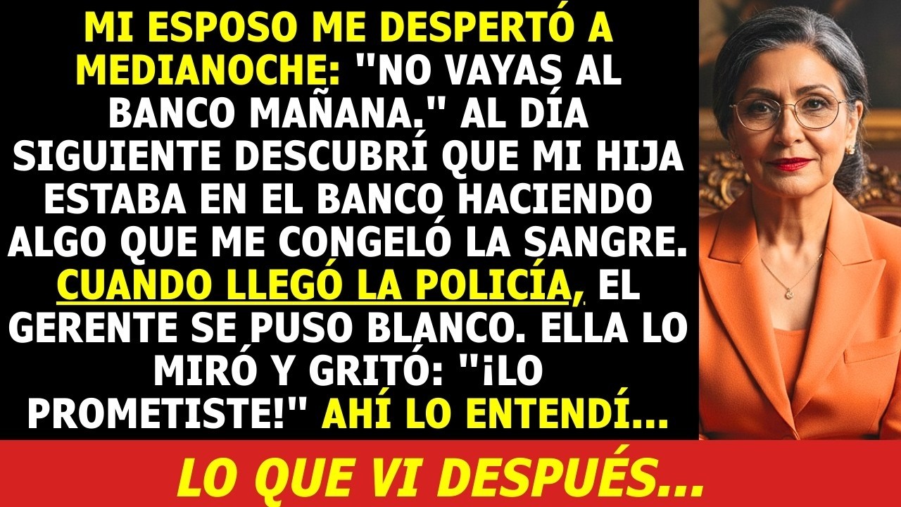 Estaba Durmiendo Cuando mi Esposo Susurró    No Vayas al Banco Mañana     Lo Que Descubrí me Heló