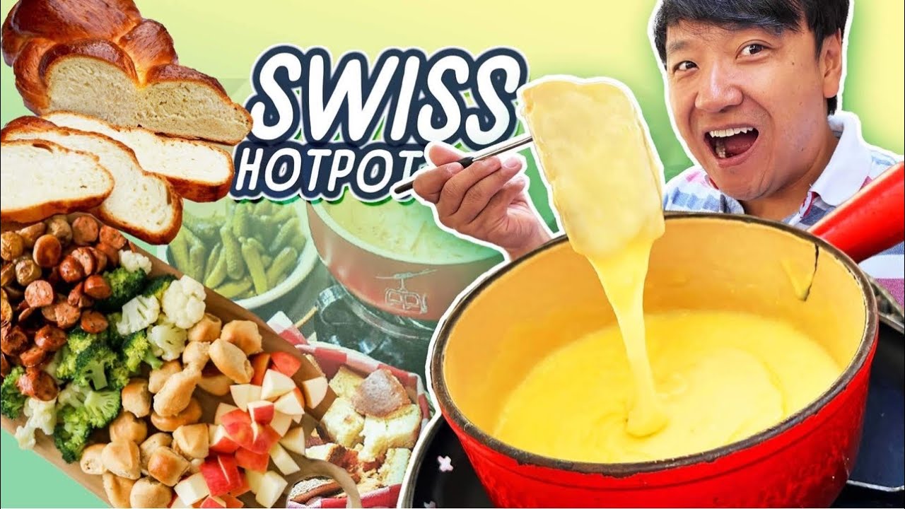 Впервые попробовал фондю и раклет «SWISS HOTPOT» в Женеве, Швейцария