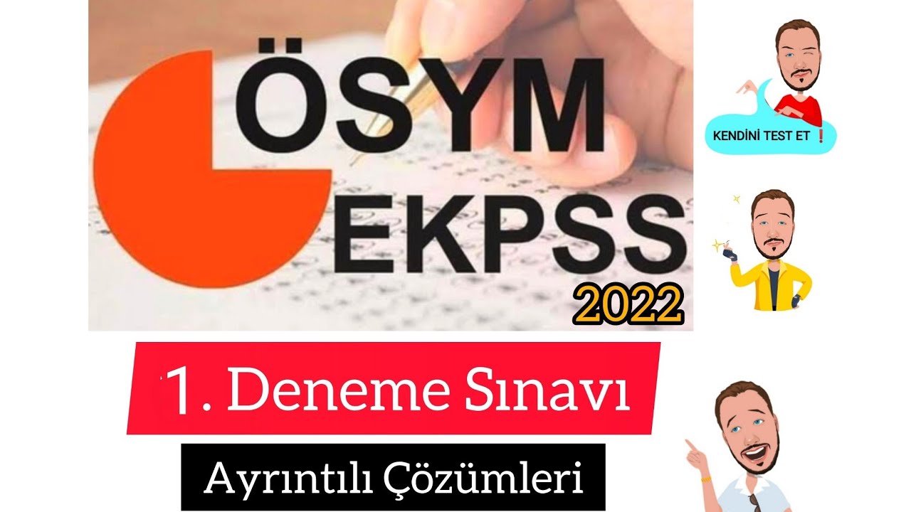 EKPSS 2022 - 1.DENEME SINAVI AYRINTILI ÇÖZÜMLERİ (Deneme PDF'si Açıklamada) ⬇️