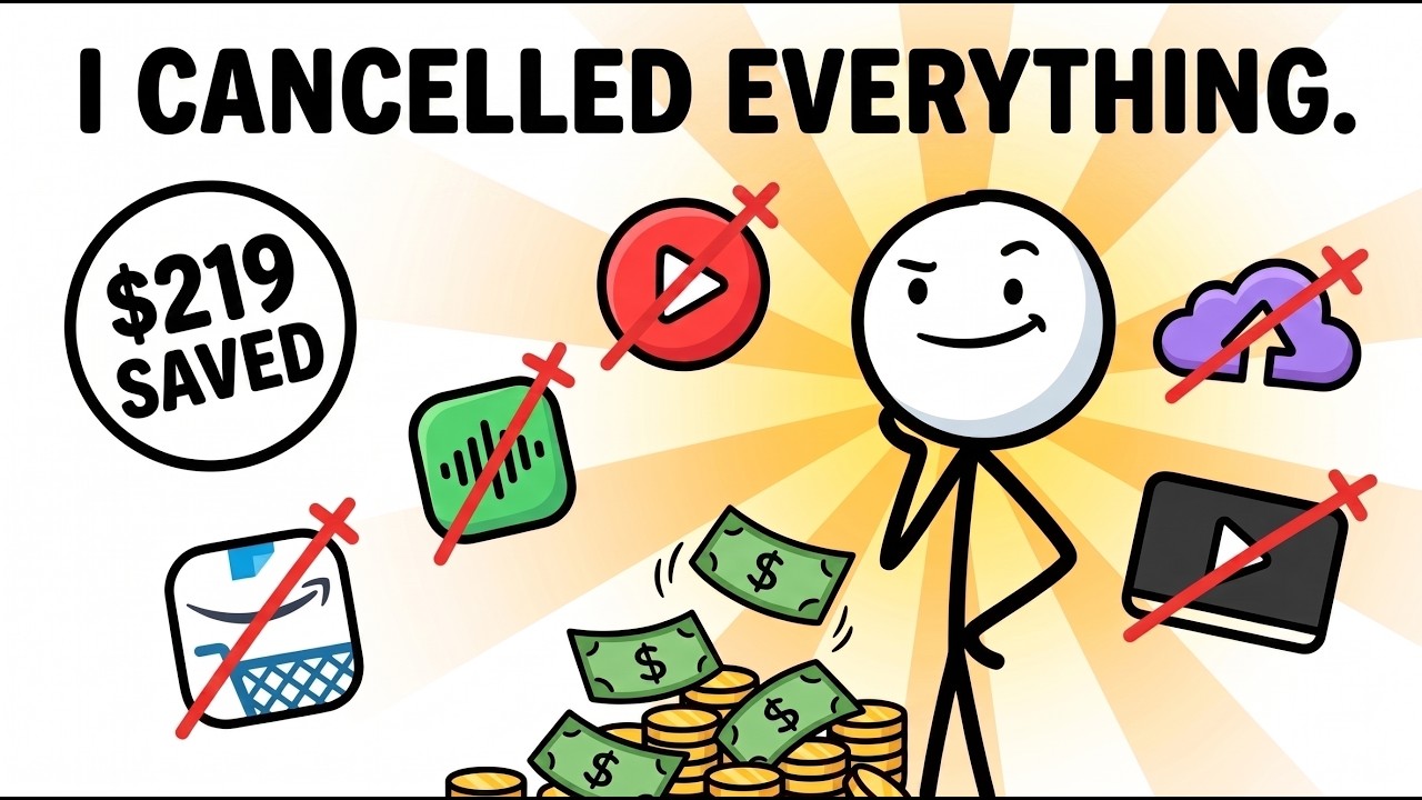 I Cut Every Subscription for 30 Days | Here's What Happened.