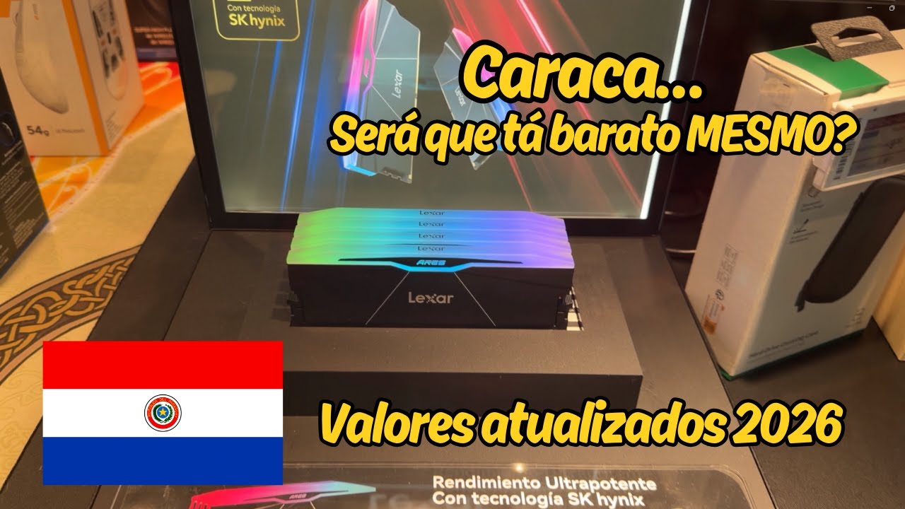 🇵🇾💻 Os PREÇOS da TECNOLOGIA no PARAGUAI em 2026 — Vale a pena?