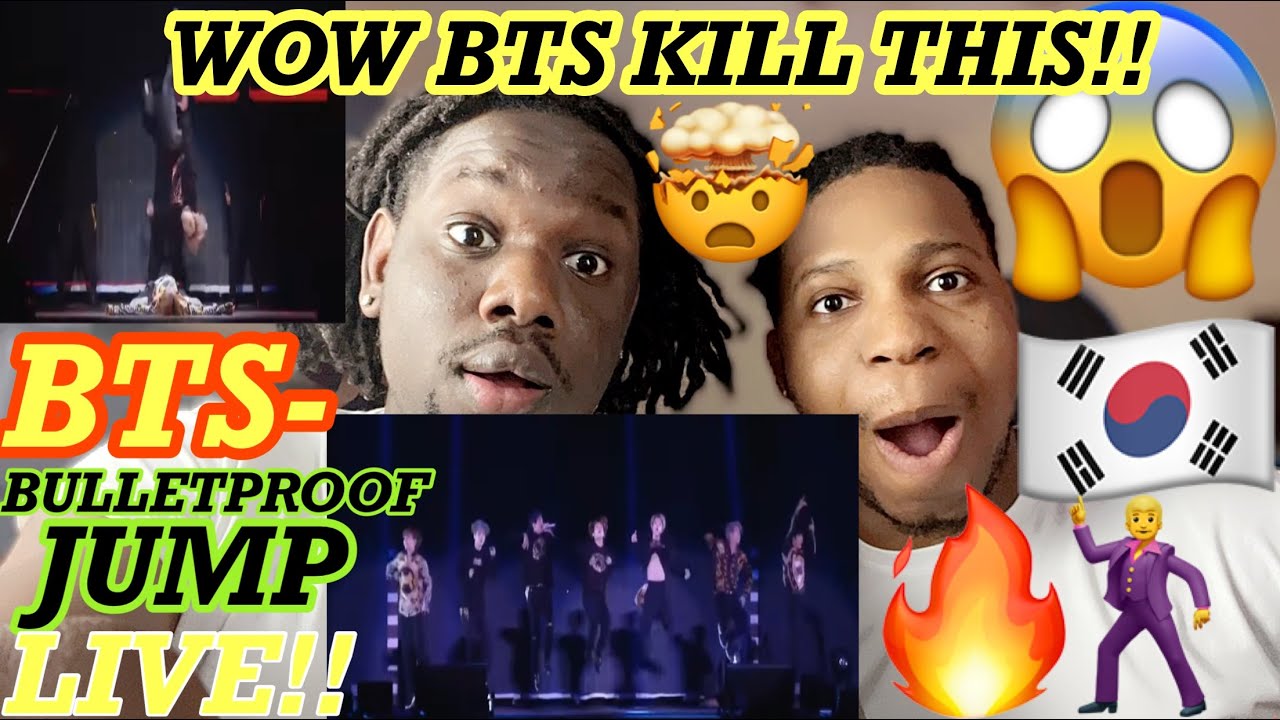 First Time Watching BTS 'We are Bulletproof pt 2' Live + 'JUMP' Stage Mix Live