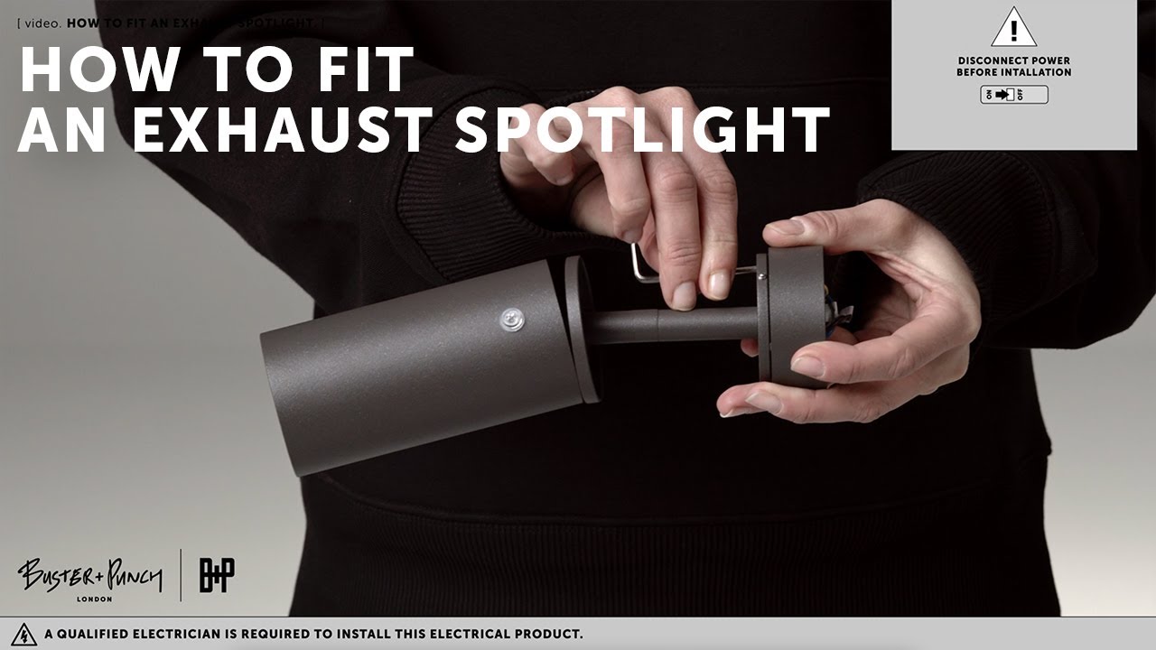 HOW TO - Fit an Exhaust Spotlight - UK