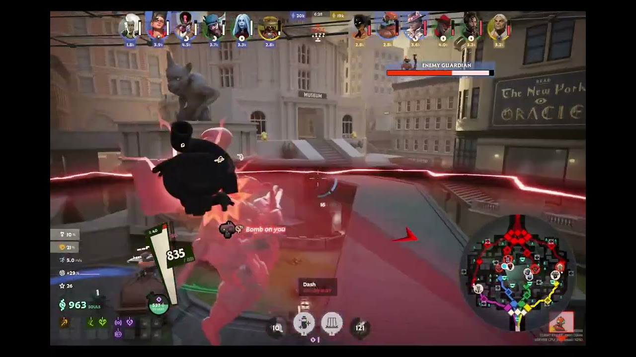 16 kills 22 assists 1 death - Yoshi's impenetrable defense - Deadlock - McGinnis [GAME MVP]