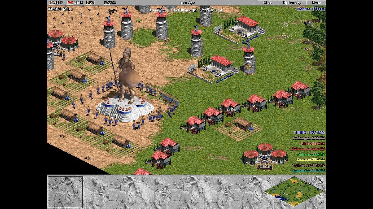 Wonder Age of Empires Greek vs 7 Hardest  Gameplay Part 1