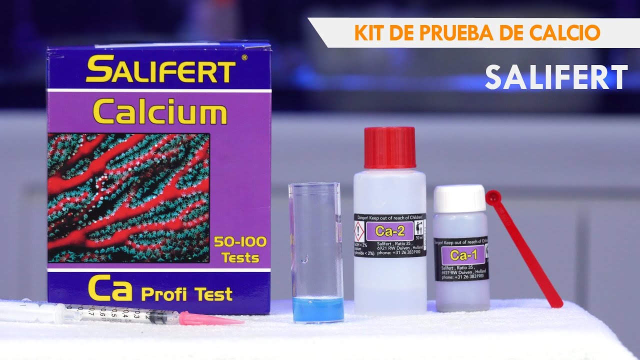 Cómo utilizar el kit de prueba de Calcio de Salifert