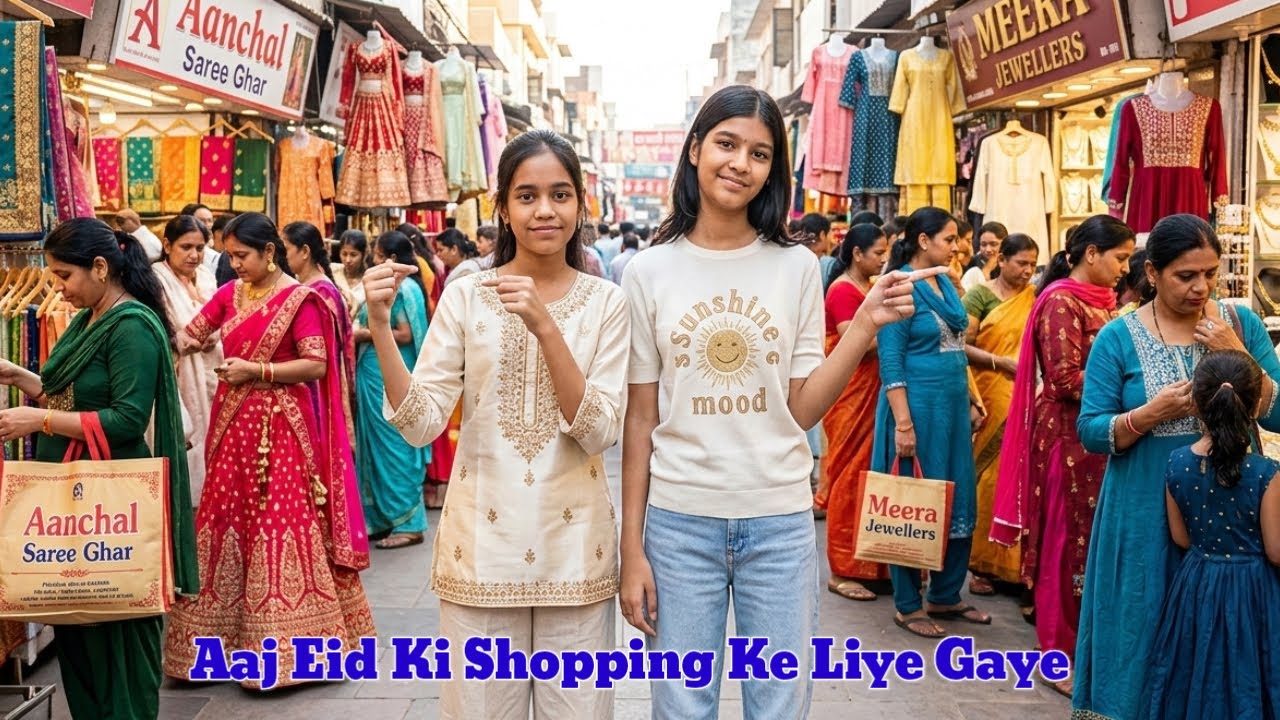 Aaj Eid Ki Shopping Ke Liye Gaye 🛍️ #viralpost #viralvlogs #ramadan2026 #shoppingvlog 