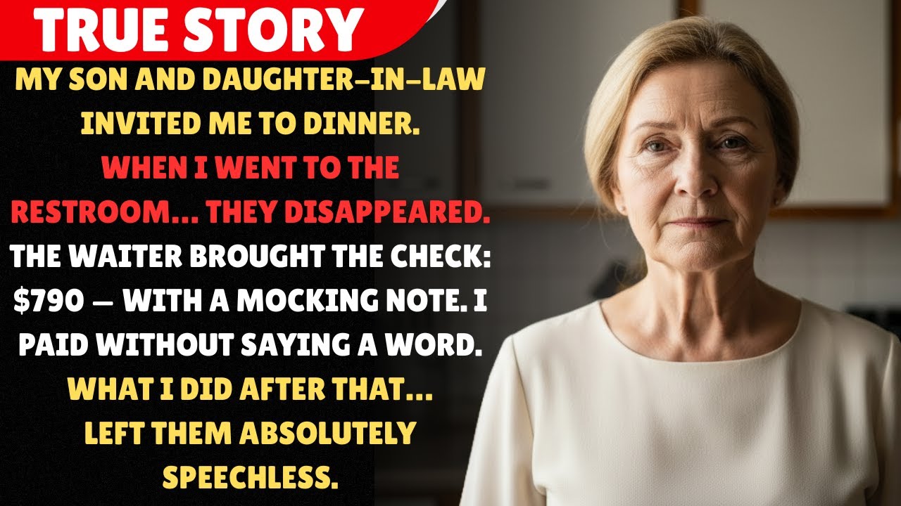 My Son Trapped Me With a Restaurant Bill. I Flipped the Table—Legally.