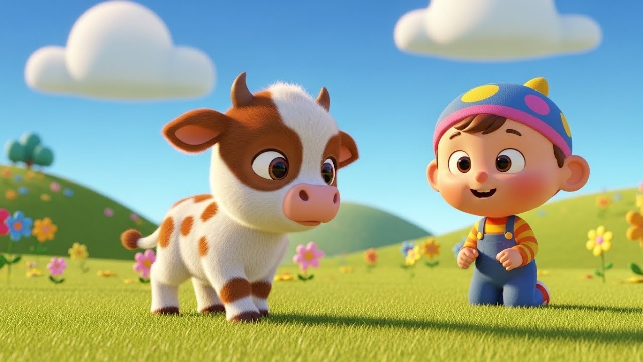 La Vaca Bebé de Minecraft se Escondió en la Granja | Canciones Infantiles y Rimas para Niños
