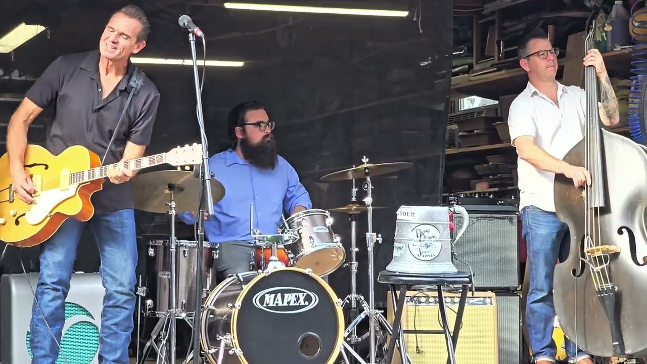 Doug Deming & the Jewel Tones opening instrumental for Scott Allen's 60th birthday celebration 