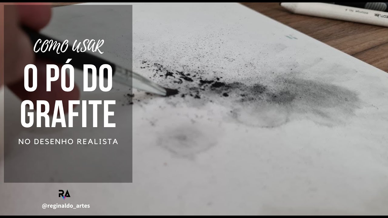 Como usar o Pó do Grafite no DESENHO REALISTA