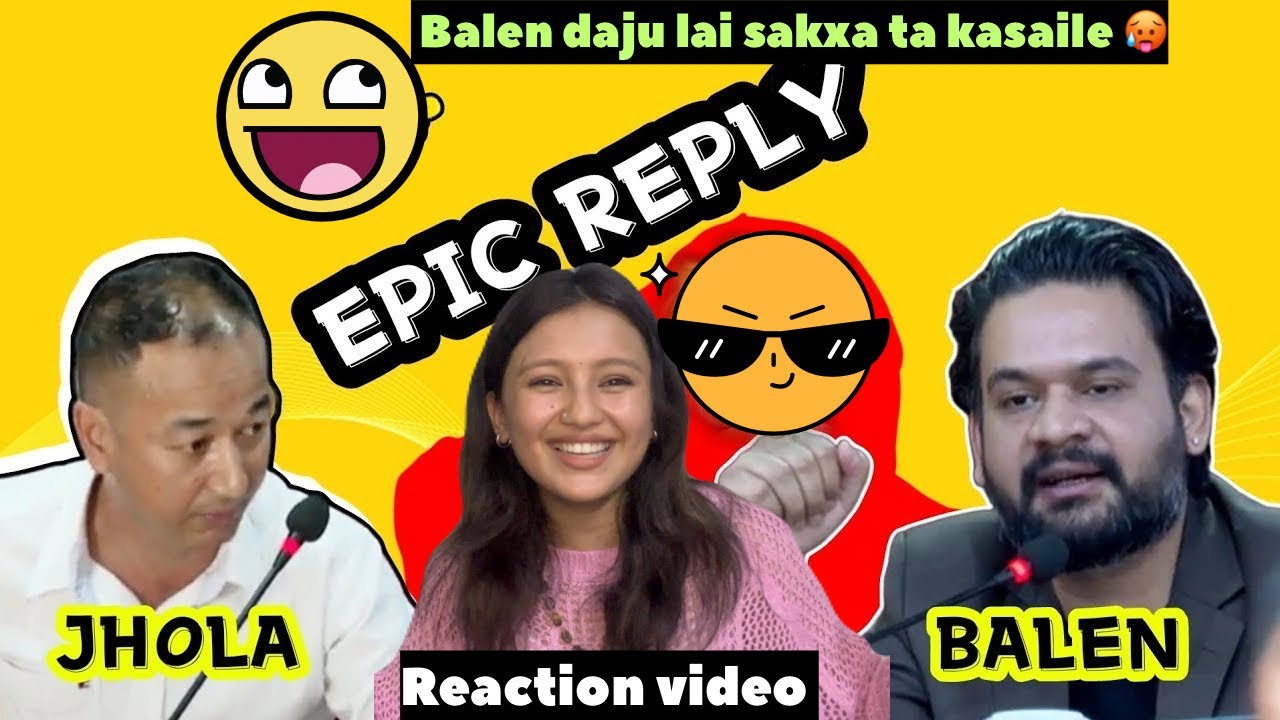 Reacting to Balen Shah's Epic Thug Life😎| Must Watch | Balen Shah Savage Reply