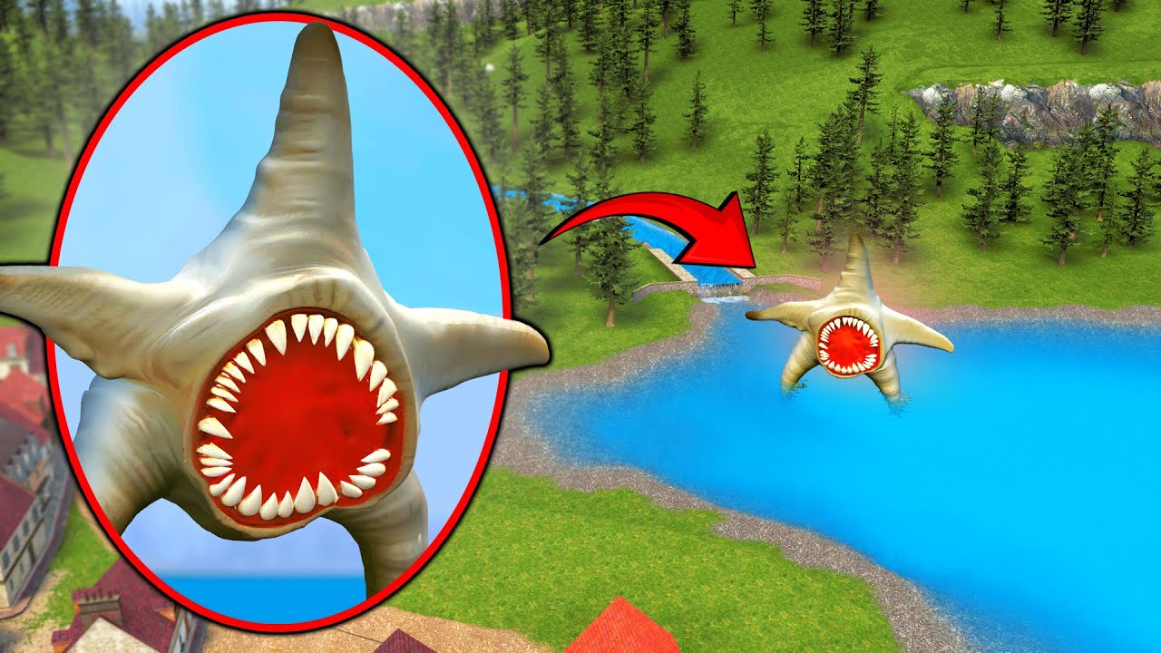 ДРОН ЗАХВАТЫВАЕТ STAR FISH MONSTER — Garry's Mod