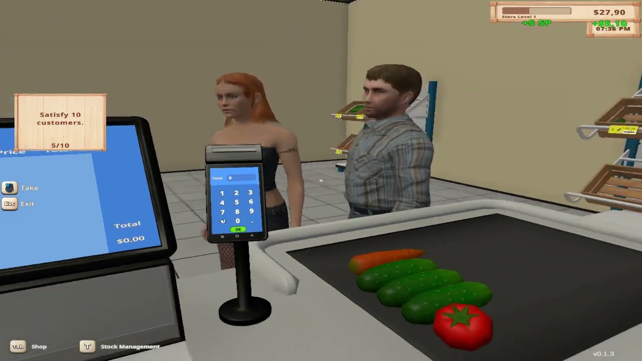 TestAndRev Pt1 Farming Supermarket Simulator - intel HD Graphics 510 - PC Game ! - 2026/02/23  11:46