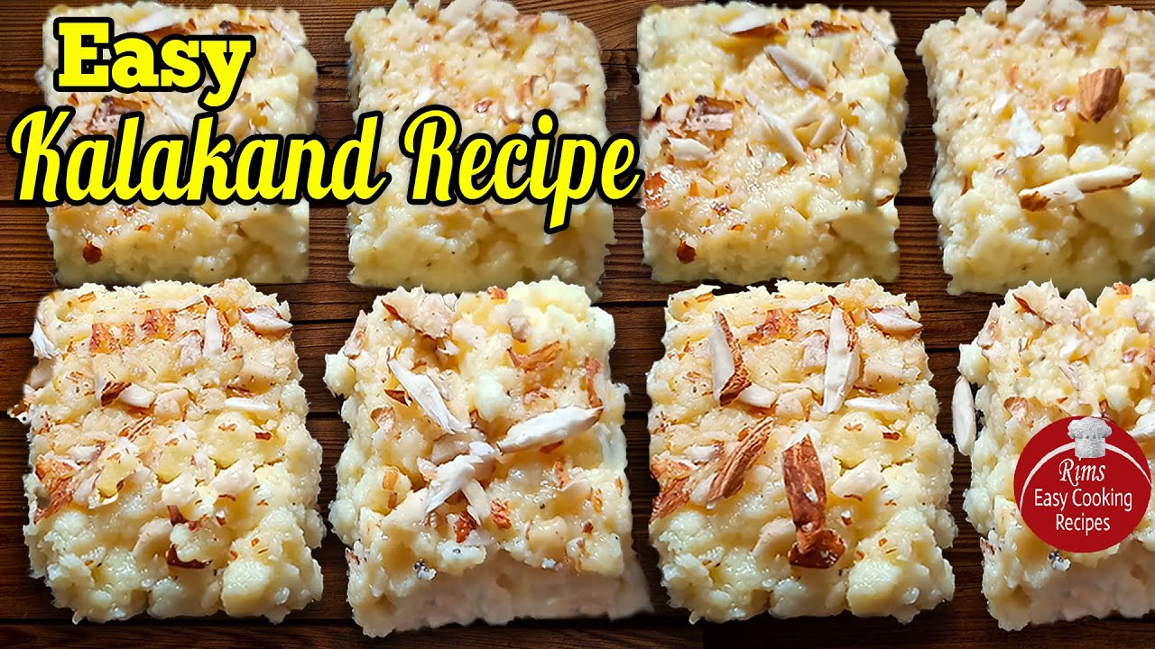 Perfect Kalakand Recipe | New Year Special Sweets | Traditional Kalakand 3 Step Recipe [RECR1]
