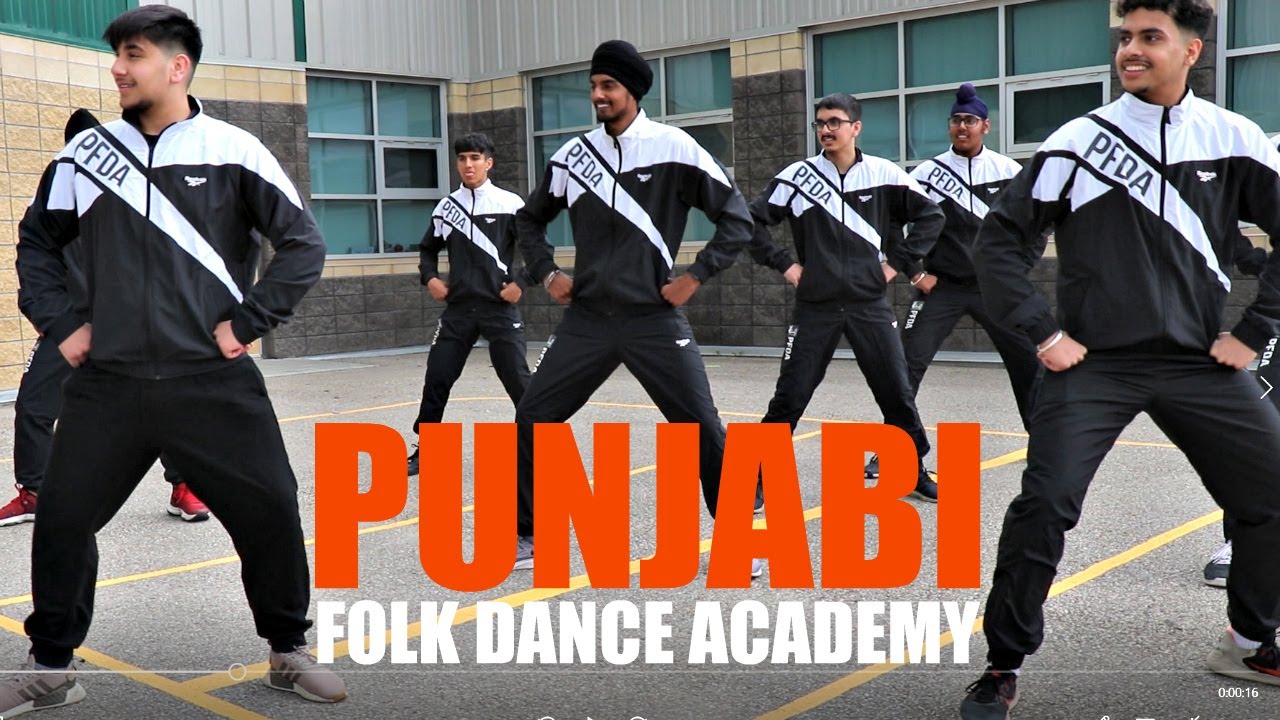 Punjabi Folk Dance Academy Edmonton Boys Bhangra on Gabhru : Nirvair Pannu