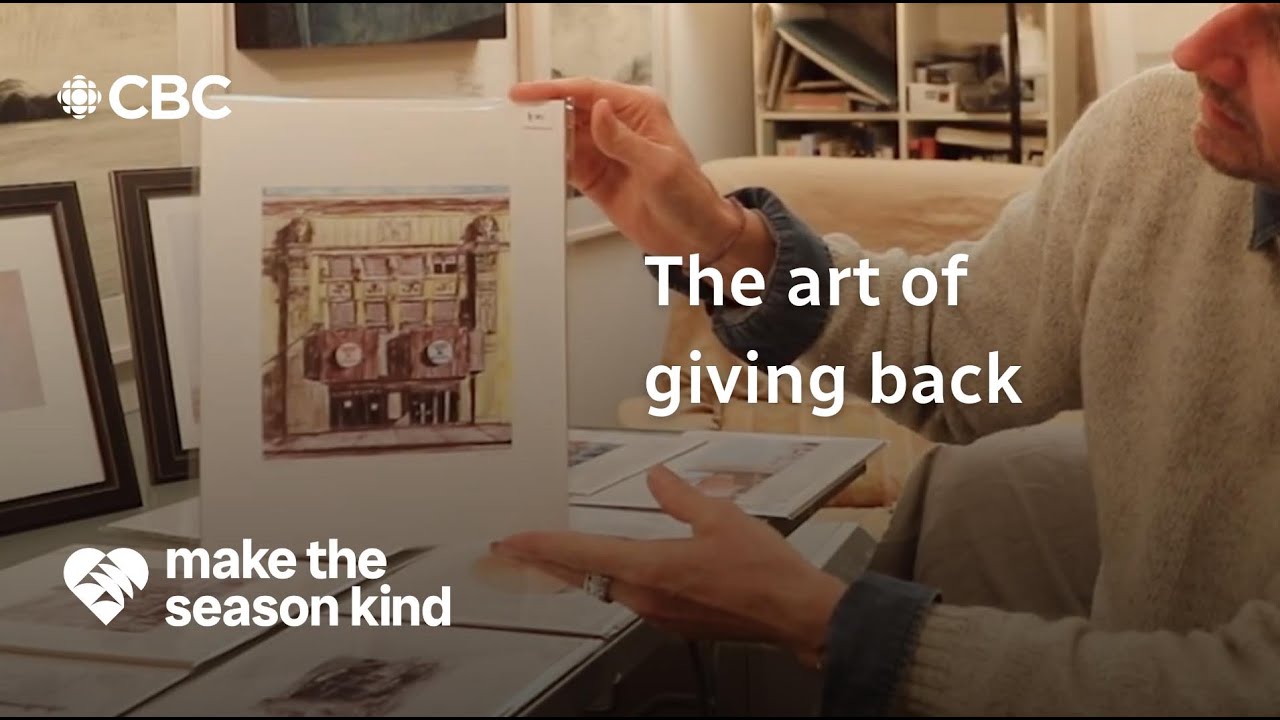 How this Montreal artist is using his art to give back to the community
