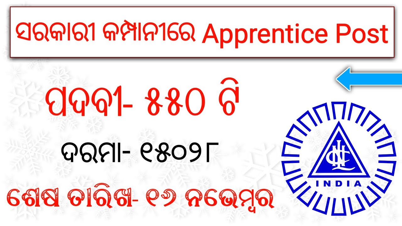 NLC Apprentice Post | 550 New Vacancies | Odisha New Job Updates | Latest Job Notification#odishajob