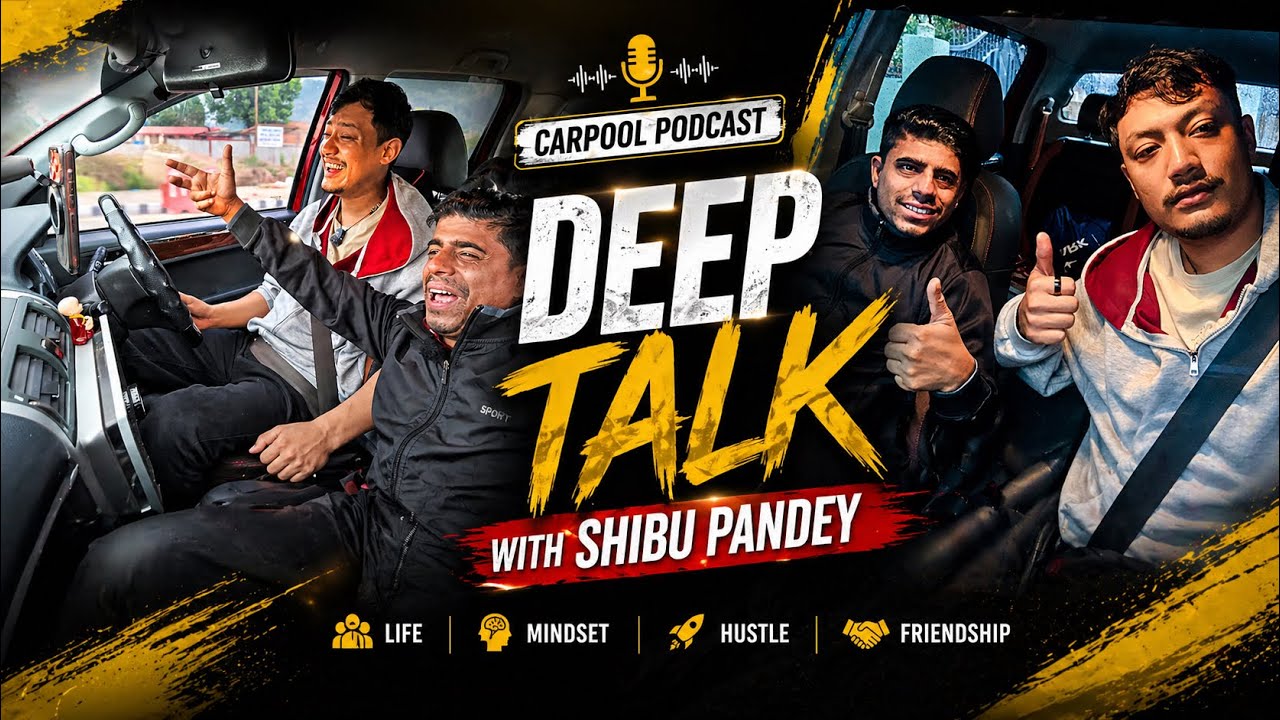 Carpool Podcast with SHIBU PANDEY || MRB VLOG EP1