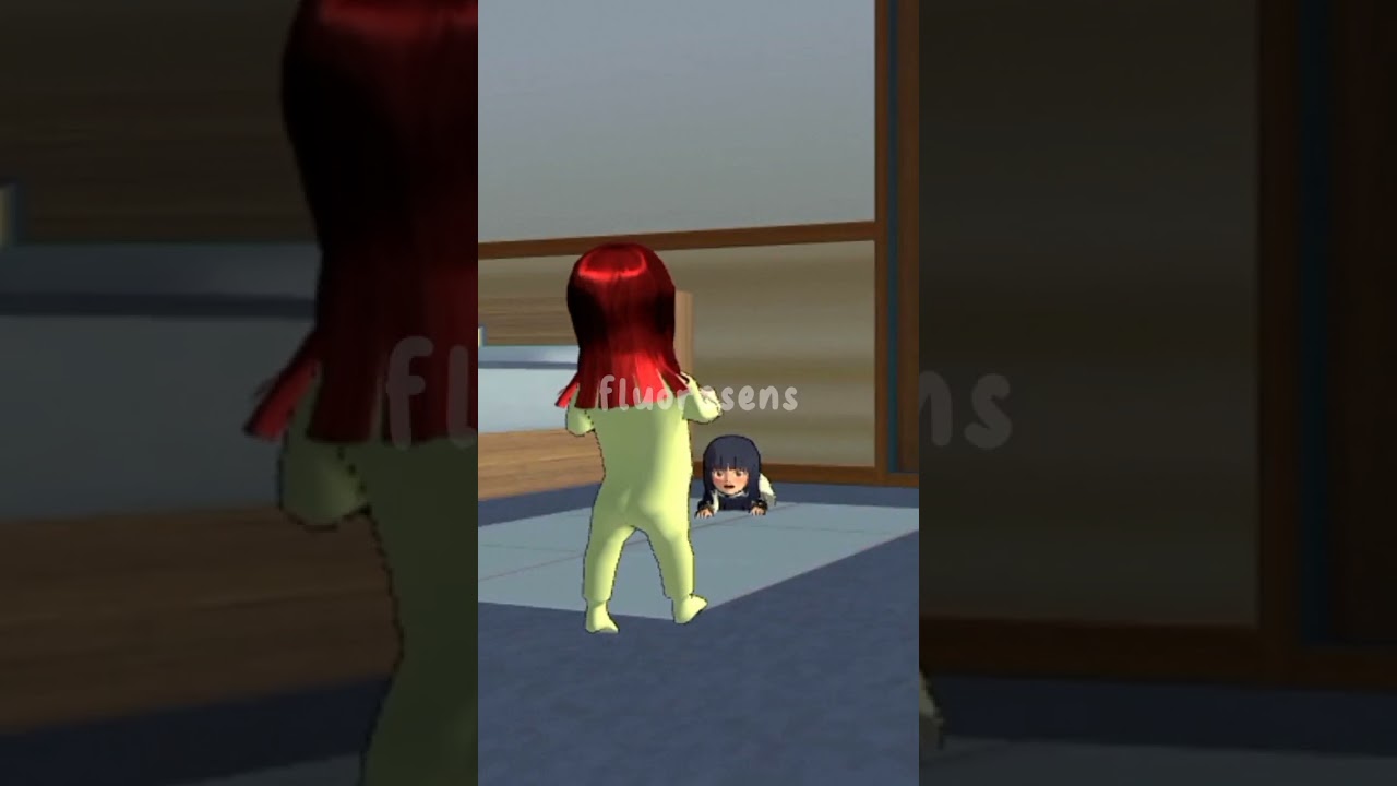 Keluarga Baby Mio #19 : baby mio menghibur baby hatsuki #sakuraschoolsimulator