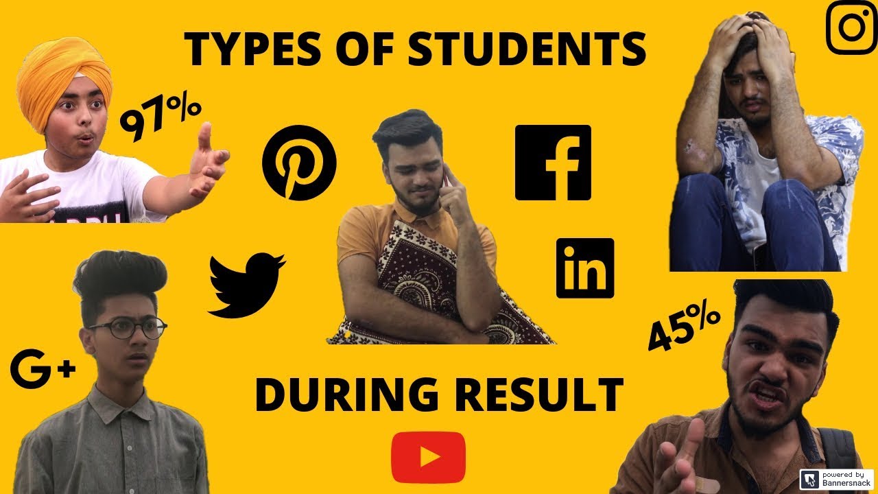 Types Of Students During Result | Social Charcha
