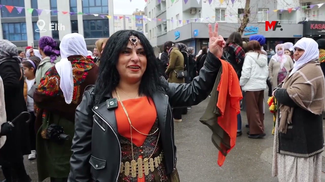 ÊLİH MİTİNGİNE KATILAN KADINLAR: 8 MART RUHUYLA NEWROZ'A AKALIM