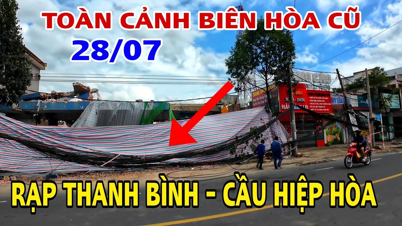 TOÀN CẢNH BIÊN HÒA CŨ RẠP THANH BÌNH GIỜ CHỈ CÒN LÀ KỈ NIỆM - CẦU HIỆP HÒA.