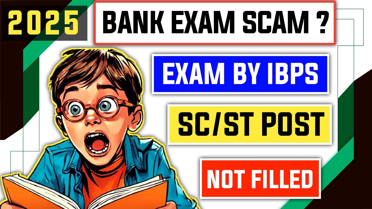 📢 Shocking Bank Bharti 2025 Scam? SC/ST Posts Remain Vacant | IBPS Exam Exposed 📊