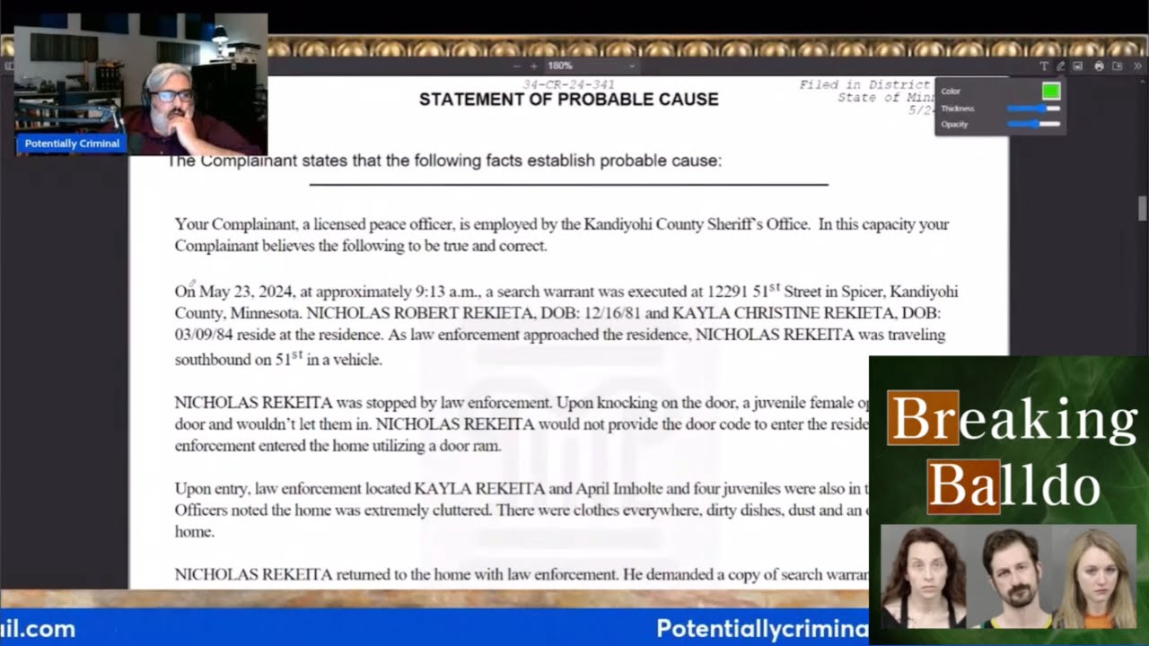 Breaking Balldo: The Probable Cause Statement - Lawyer Explains (May 24, 2024)