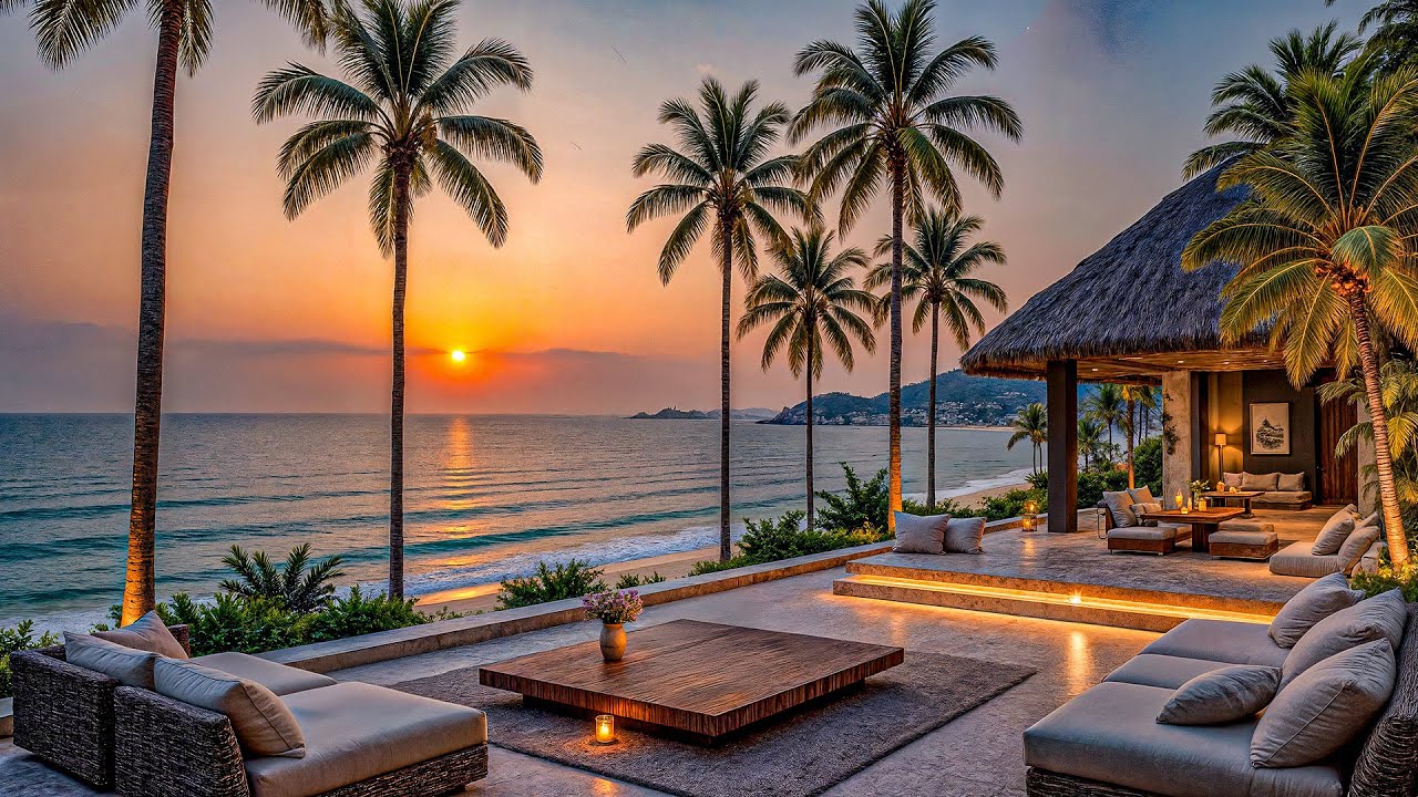 Ethereal Bossa Nova Seaside Haven At Twilight &ndash; Contemplative Jazz Tones For Soulful Relaxation