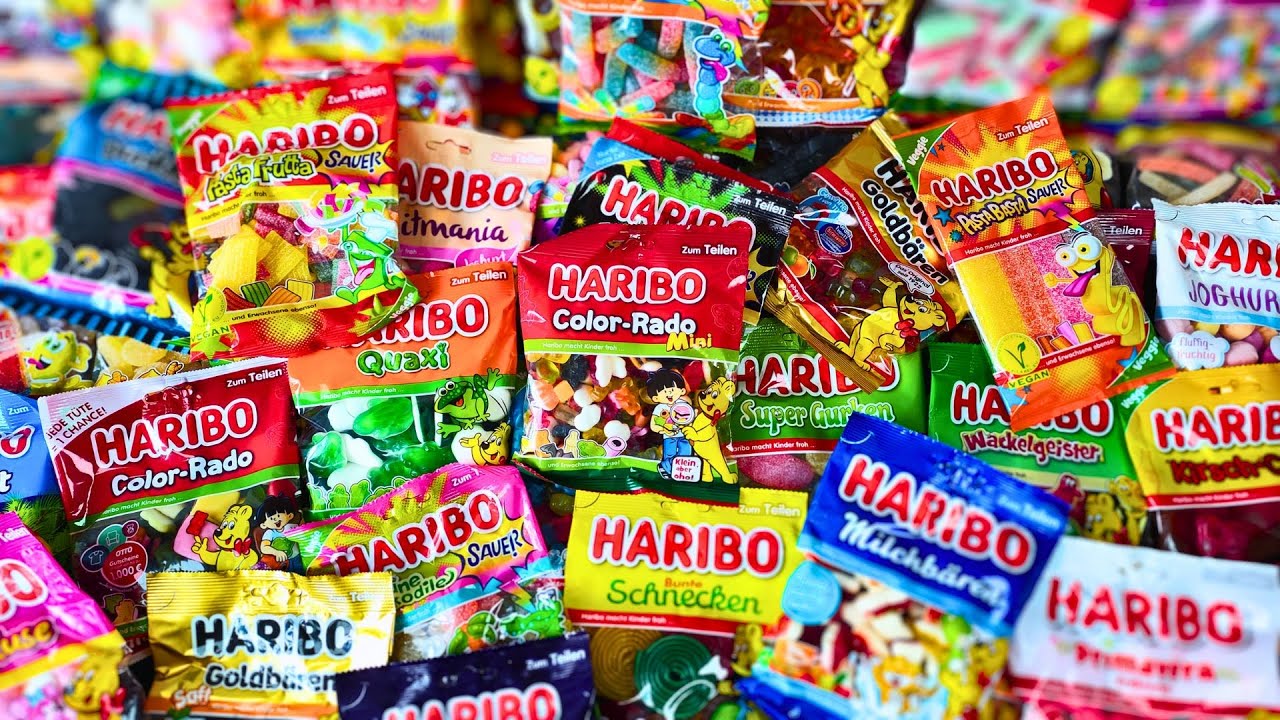 Wszystkie 50 rodzaj&oacute;w Haribo bez opakowania
