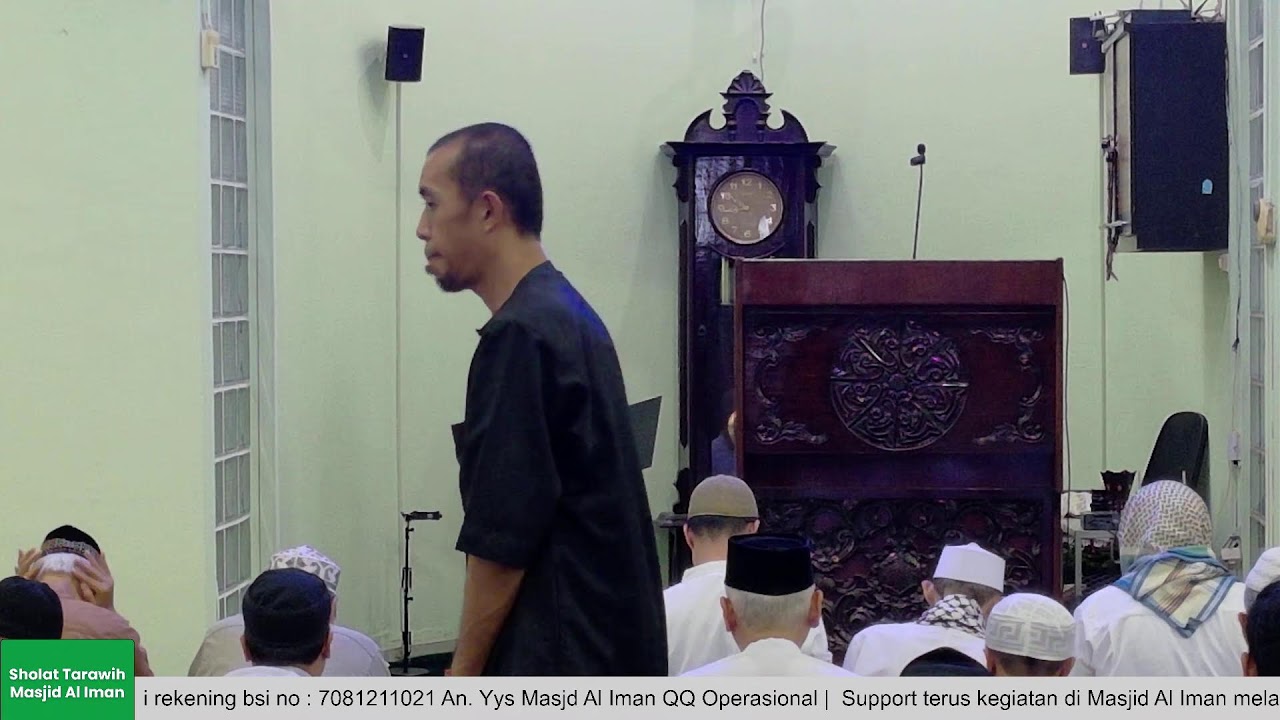 (LIVE) SHOLAT TARAWIH MASJID AL IMAN - RABU, 25 FEBRUARI 2026