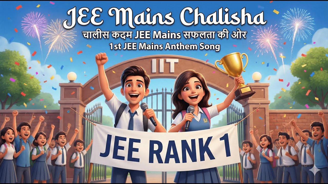 🚩 JEE Main चालीसा 🎵: 40 Steps to Crack IIT | The Ultimate Student Anthem 🎵 चालीस कदम JEE सफलता की ओर