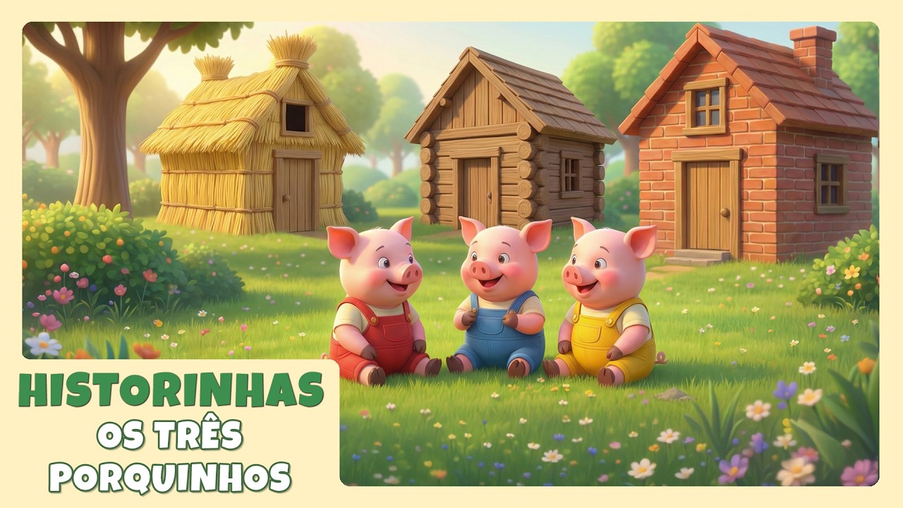 Os Três Porquinhos | História Infantil Animada | Algodão Doce