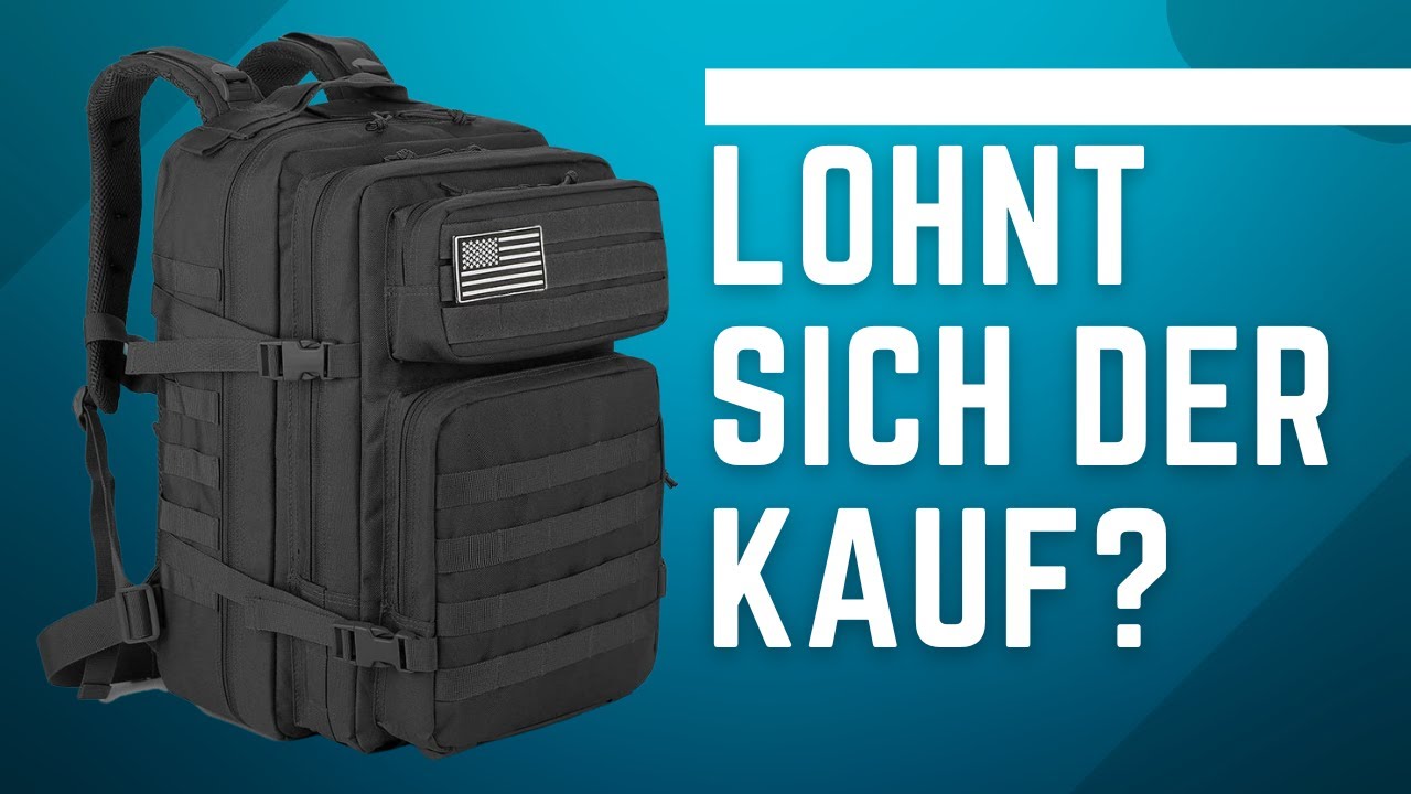 🏆 QT&QY 45L Tagesrucksack ► Milit&auml;rischer taktischer Rucksack im Test