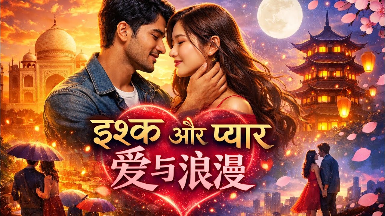 💖 Ishq Aur Pyaar – 爱与浪漫 | Hindi Chinese Love Song 💖#hindisong #viralsong #romanticsong #1m #songs 