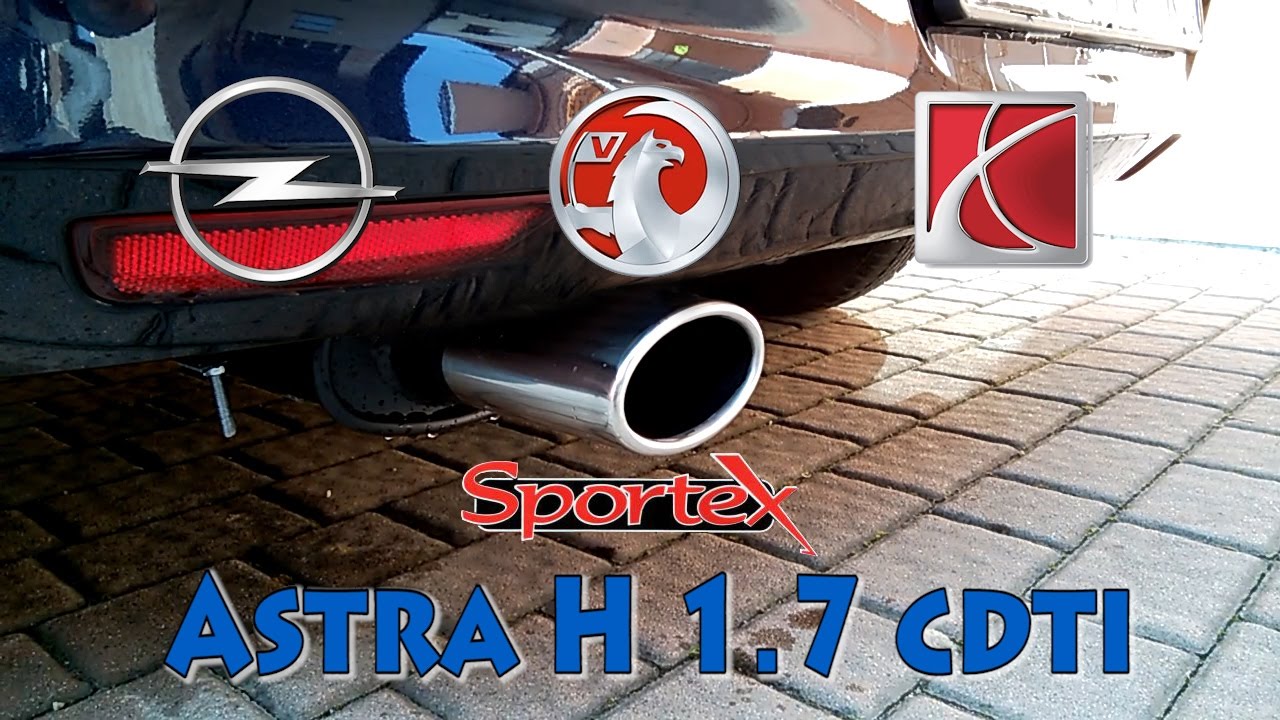 How to replace Opel-Vauxhall-Saturn Astra H back box exhaust - Sportex BV920V