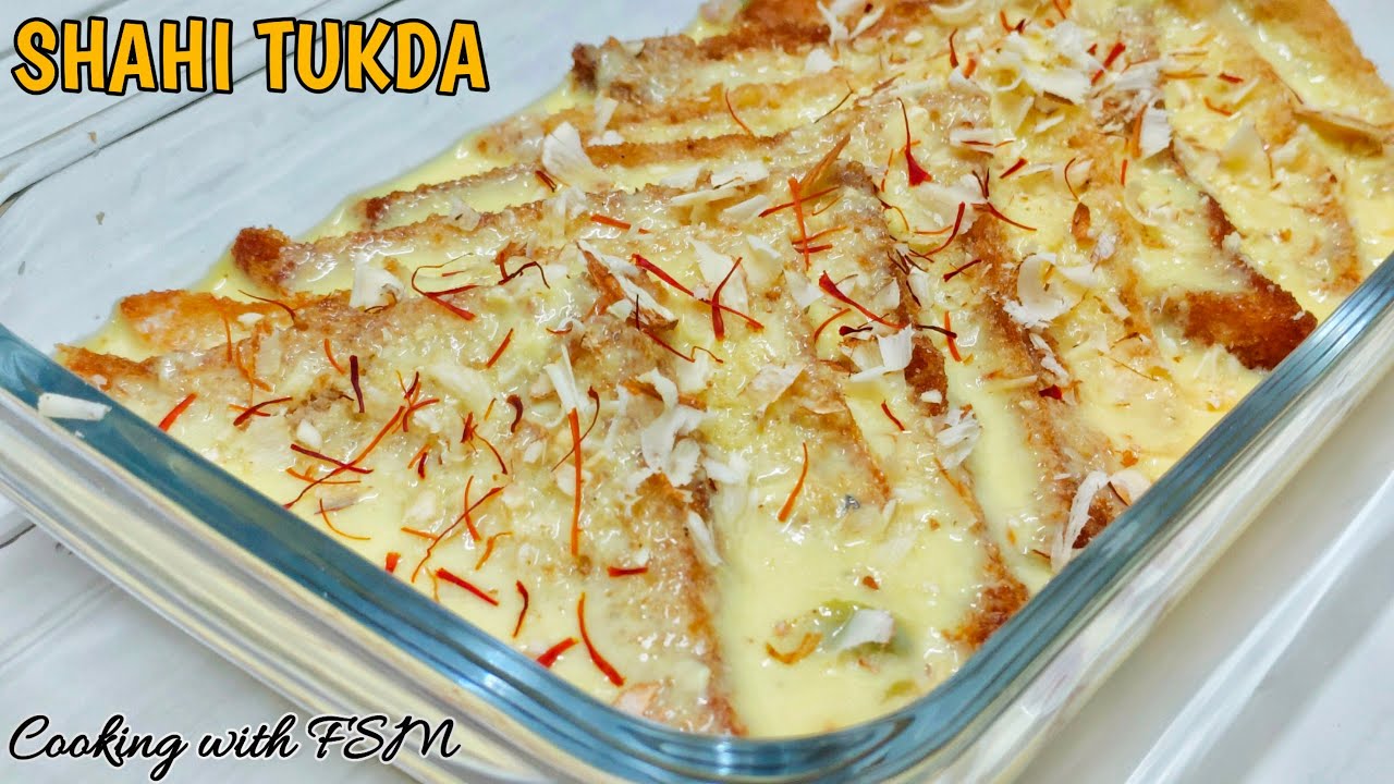👑Shahi Tukda Recipe | Royal Mughlai Dessert at Home | Wedding Style Shahi Tukda