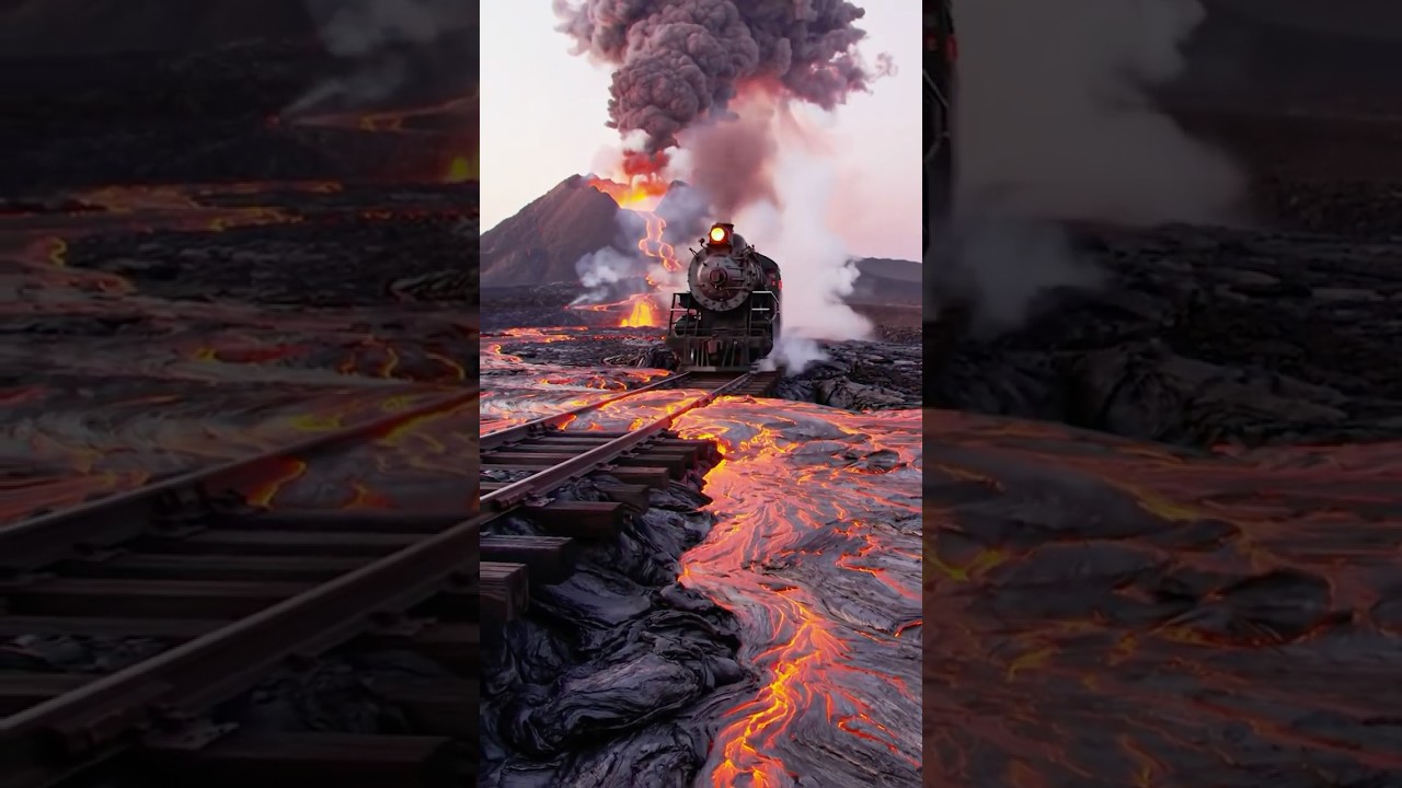 Train try to Escape from Eruption #fantasylab